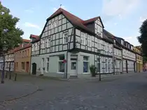 Gardelegen, Fachwerkh�user in der Nikolaistra�e (09.08.2025)