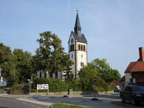 Grasleben, evangelische St. Maria Kirche, erbaut 1830 (09.08.2025)