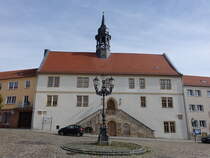 Wanzleben, Rathaus am Markt, erbaut 1705 (09.08.2025)