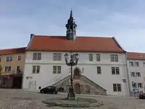 Wanzleben, Rathaus am Markt, erbaut 1705 (09.08.2025)