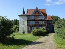 Briest, Herrenhaus, erbaut 1624 f�r Christoph von Bismarck im sp�ten Renaissancestil (10.08.2025)