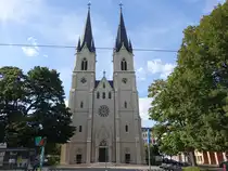 Sudenburg, neugotische evangelische St. Ambrosius Kirche, erbaut von 1875 bis 1877 (10.08.2025)