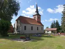 Zibberick, evangelische Dorfkirche, erbaut 1753 (10.08.2025)