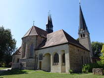Gro Ammensleben, Klosterkirche, erbaut im 12. Jahrhundert (11.08.2025)