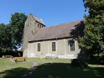 Meitzendorf, evangelische St. Petri Kirche, erbaut im 15. Jahrhundert (11.08.2025)