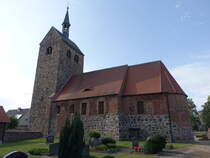 Rossau, romanische evangelische Kirche, erbaut im 12. Jahrhundert (12.08.2025)