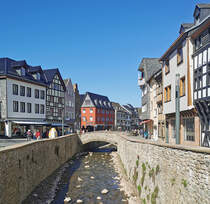 Erftbrcke in Bad Mnstereifel am Marktplatz 04.04.2025