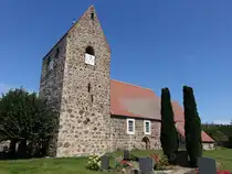 Schernikau, evangelische Kirche, erbaut im 13. Jahrhundert (12.08.2025)