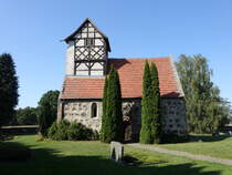 Kassuhn, evangelische Kirche, sptgotischer Feldsteinbau (13.08.2025)