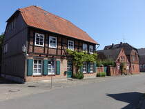 Schnackenburg, Fachwerkhuser in der Grabenstrae (13.08.2025)