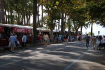 VENTIMIGLIA (Provincia di Imperia), 12.09.2008, Blick auf den Freitagsmarkt