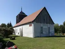 Wahrenberg, evangelische Kirche, erbaut im 13. Jahrhundert (13.08.2025)