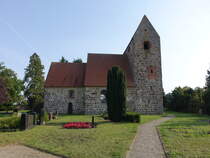 Benkendorf, evangelische Kirche, romanische Saalkirche (14.08.2025)
