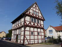 Salzwedel, altes Handelshaus in der Reichestrae, erbaut 1568 (14.08.2025)