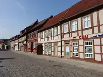 Salzwedel, Fachwerkh�user in der St. Ilsen Stra�e (14.08.2025)