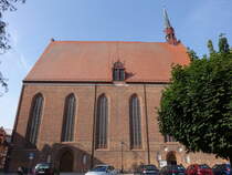 Salzwedel, Mnchskirche, ehemalige Franziskanerklosterkirche, erbaut um 1250 (14.08.2025)