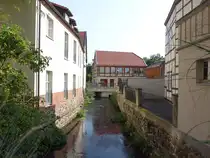 Salzwedel, H�user am Jeetze Bach (14.08.2025)