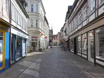 Salzwedel, Fachwerkh�user in der Burgstra�e (14.08.2025)