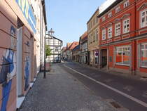 Salzwedel, Fachwerkhuser in der Burgstrae (14.08.2025)