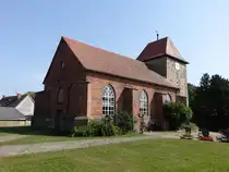 Tangeln, evangelische Kirche, erbaut um 1500 (14.08.2025)