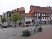 Helmstedt, H�user am Marktplatz (16.08.2025)