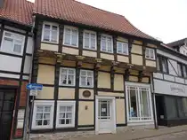 Helmstedt, Fachwerkhaus in der Kybitzstra�e, erbaut 1514 (16.08.2025)