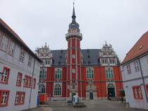 Helmstedt, Juleum Novum, mehrgeschossiges H�rsaal- und Bibliotheksgeb�ude der ehemaligen Universit�t, erbaut von 1592 bis 1612 im Baustil der Weserrenaissance (16.08.2025)