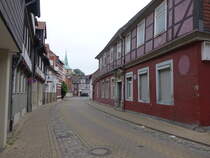 Helmstedt, Fachwerkh�user am Ziegenmarkt (16.08.2025)