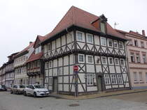 Helmstedt, Fachwerkh�user in der Georgienstra�e (16.08.2025)