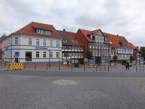 Sch�ningen, Fachwerkh�user am Marktplatz (16.08.2025)