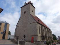 Sch�ningen, evangelische St. Vincenz Kirche, erbaut im 12. Jahrhundert (16.08.2025)