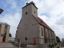 Sch�ningen, evangelische St. Vincenz Kirche, erbaut im 12. Jahrhundert (16.08.2025)