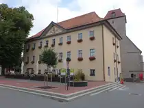 Sch�ningen, Rathaus am Marktplatz, erbaut 1803 (16.08.2025)
