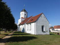 G�rzig, evangelische Kirche, erbaut 1554, Neubau des Langhaus 1837 (06.09.2025)