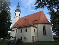 Lenz, evangelische Dorfkirche, erbaut von 1700 bis 1710 (06.09.2025)