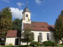 Peritz, evangelische Kirche, erbaut im 17. Jahrhundert (06.09.2025)