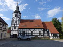 Saathain, evangelische Gutskirche, erbaut 1629, Umbauten 1816 (06.09.2025)