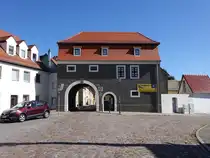 Belgern, Oschatzer Tor, Teil der Stadtbefestigung, erbaut 1805 (07.09.2025)