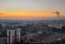 Warten auf das winterliche Sonnenlicht: Vom 20. Stockwerk eines  Punkthochhauses  am G�ttinger Bogen in Halle-Neustadt k�nnte die Aussicht besser nicht sein.

🕓 3.2.2025 | 7:49 Uhr