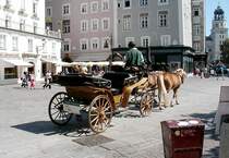 Fiaker in Salzburg - Sommer 2002