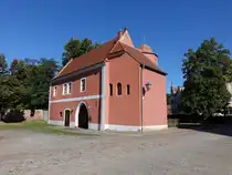 M�hlberg/Elbe, Hospiz, erbaut im 13. Jahrhundert, Anbau eines Salzhaus im 16. Jahrhundert (07.09.2025)