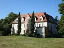 Lebusa, Schloss, erbaut 1856, nach Brand Wiederaufbau 1910 (08.09.2025)