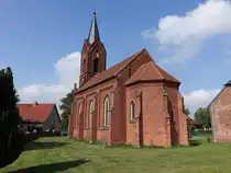 H�fgen, evangelische Kirche, neugotische Saalkirche, erbaut von 1878 bis 1879 (09.09.2025)