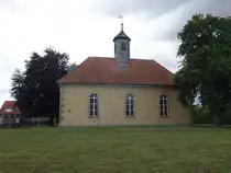 Dr�tte, evangelische St. Michaelis Kirche, erbaut von 1798 bis 1800 (12.09.2025)