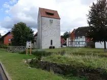 Erkerode, evangelische St. Petri Kirche, erbaut im 14. Jahrhundert (12.09.2025)