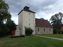 Immendorf, evangelische St. Johannes Kirche, erbaut 1570 (12.09.2025)