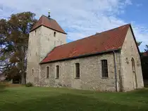 Remlingen, evangelische St. Petri Kirche, erbaut ab 1234, erweitert 1508 (12.09.2025)
