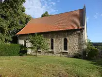 Wittmar, evangelische St. Barbara Kirche, erbaut im 12. Jahrhundert (12.09.2025)