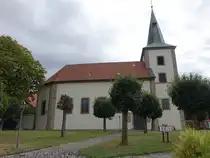 Adlum, evangelische St. Georg Kirche, erbaut von 1770 bis 1775 (13.09.2025)