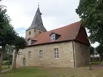 Garmissen, evangelische St. Lucas Kirche, erbaut 1489 (13.09.2025)